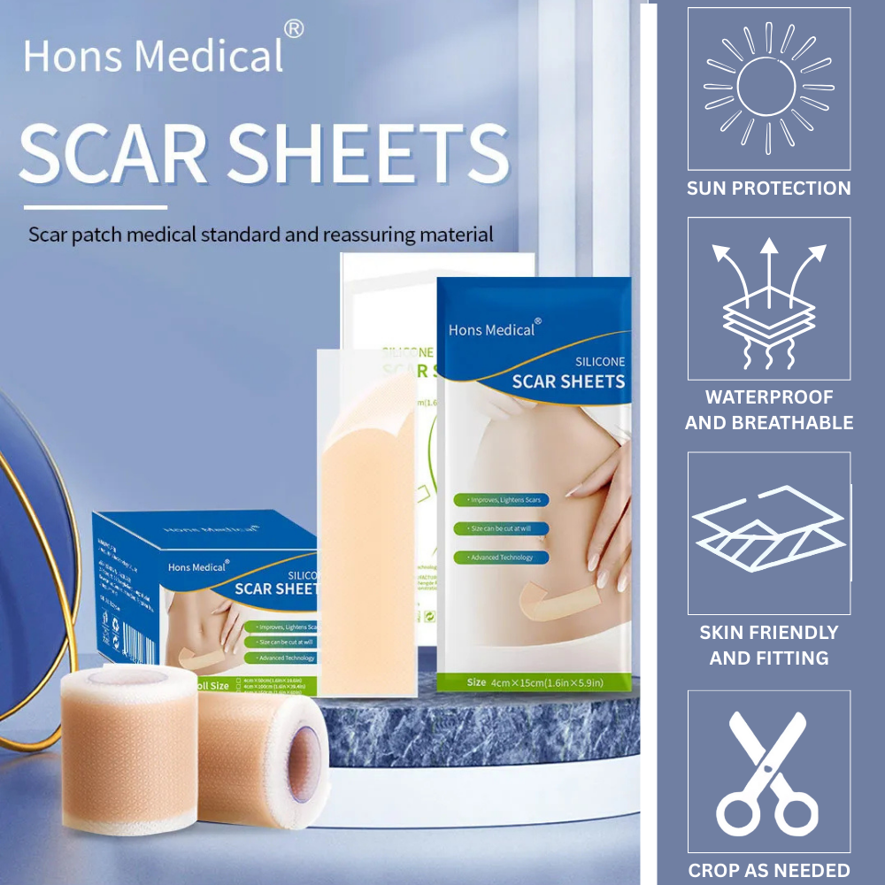 SilicaDerm by Hons™ Medical Silicone Scar Sheets