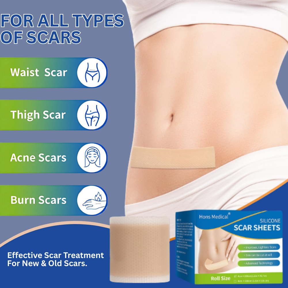 SilicaDerm by Hons™ Medical Silicone Scar Sheets